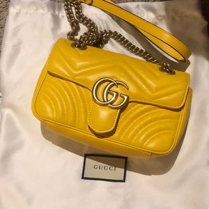 Gucci Marmont Mini Matelassé leather shoulder bag